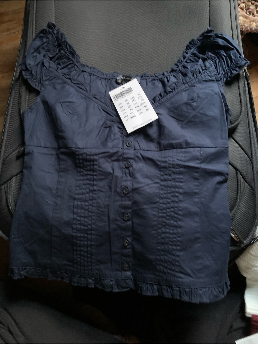 Brandy Melville Navy Elena Top